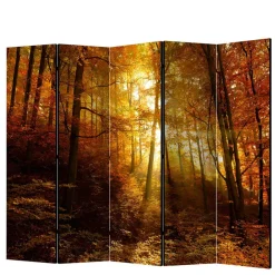 Wohnen Paravent Trennwand Wald in Herbststimmung - Jemja
