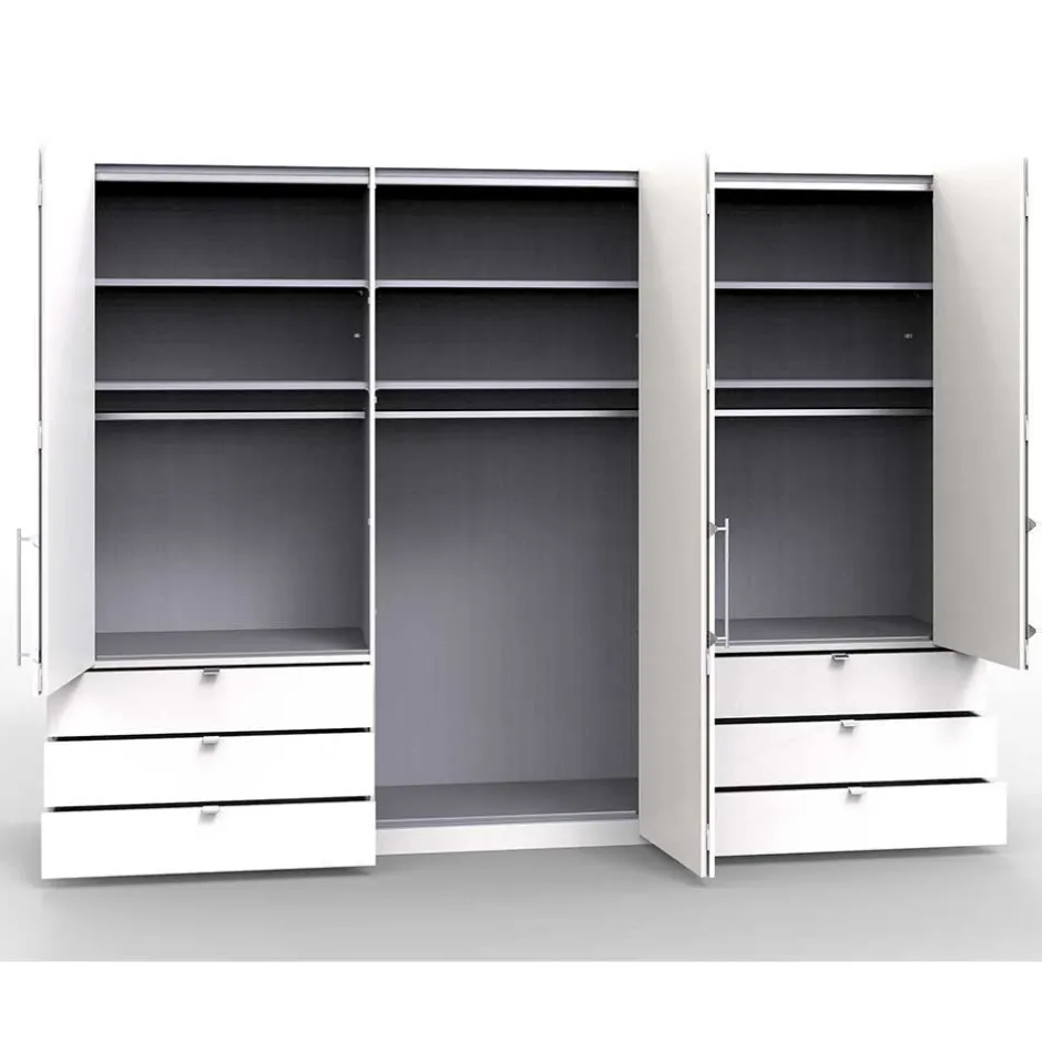 Passepartout Kleiderschrank mit LED Beleuchtung - Tumiva^Wohnen Online