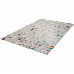 Wohnen Patchwork Designteppich aus Echtfell - Bradla