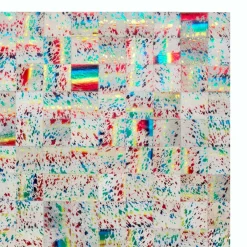 Wohnen Patchwork Designteppich aus Echtfell - Bradla