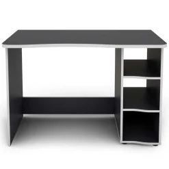 PC Schreibtisch in Anthrazit mit Weiß - Venatio^Wohnen Outlet