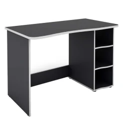 PC Schreibtisch in Anthrazit mit Weiß - Venatio^Wohnen Outlet