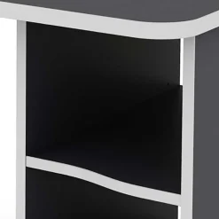 PC Schreibtisch in Anthrazit mit Weiß - Venatio^Wohnen Outlet