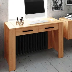 Kinder Wohnen PC Schreibtisch Mosniak aus Kernbuche Massivholz