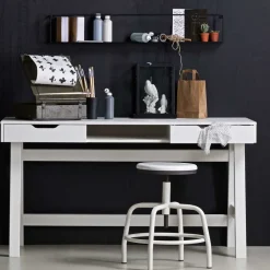 Wohnen PC Tisch Luciane in Weiß