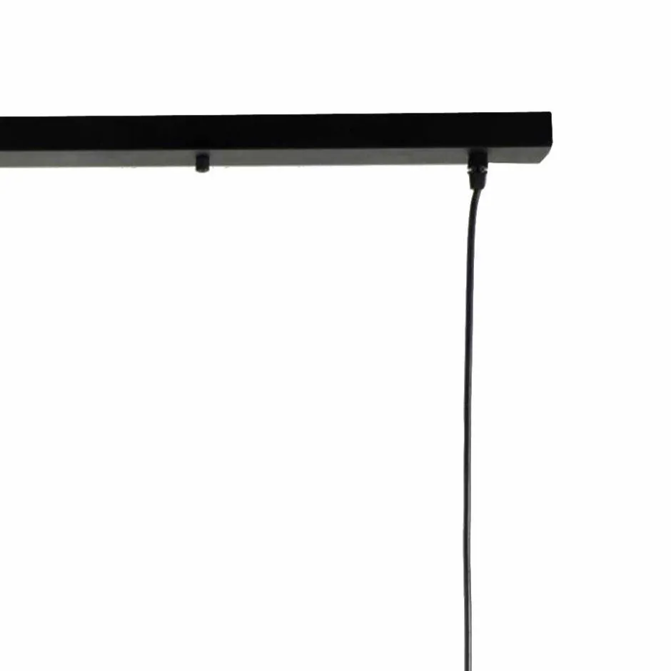 Wohnen Pendelleuchte mit 3 Schirmen Trichterform Simulin aus Metall