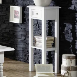 Wohnen Pflanzensäule Rojan in Weiß