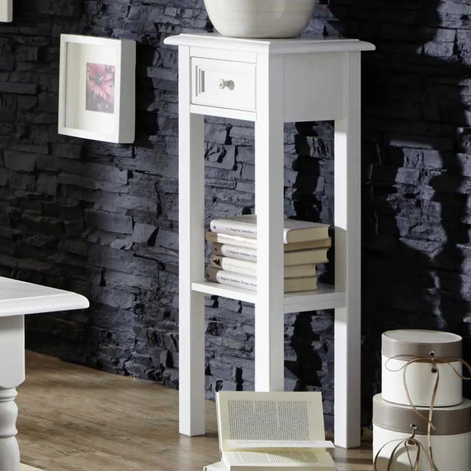 Wohnen Pflanzensäule Rojan in Weiß