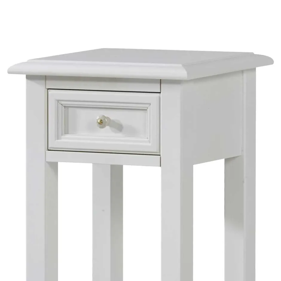 Wohnen Pflanzensäule Rojan in Weiß