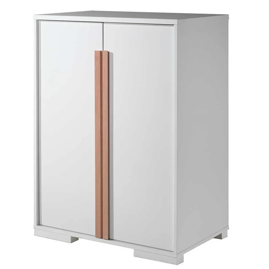 Kinder Wohnen Platzsparendes Hochbett mit Schrank - Rupicon (zweiteilig)