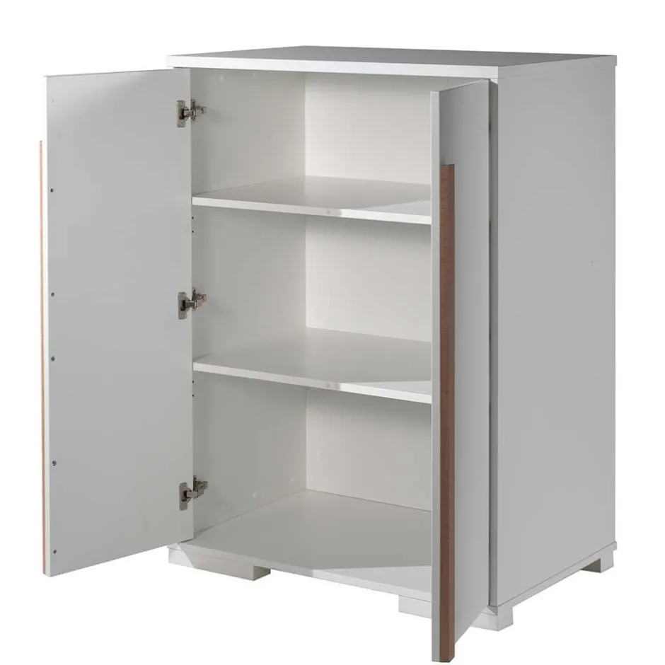 Kinder Wohnen Platzsparendes Hochbett mit Schrank - Rupicon (zweiteilig)