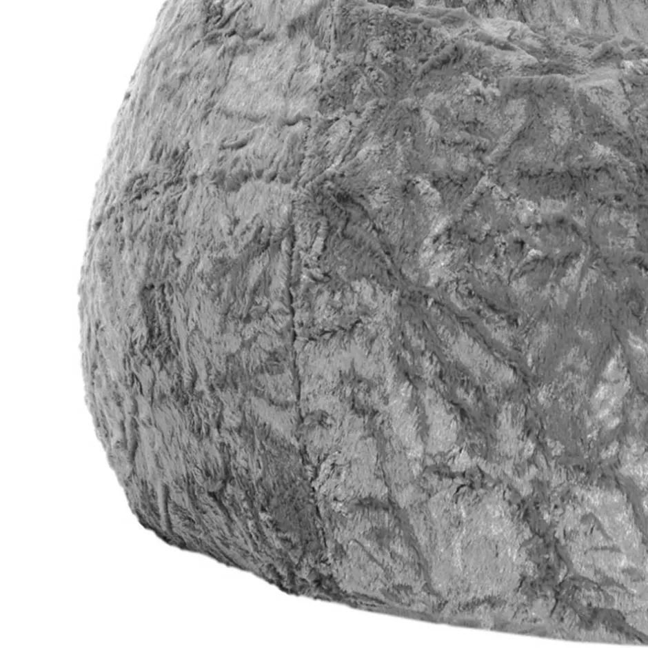 Plüsch Sitzsack Melicus in Grau^Wohnen Hot