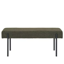 Wohnen Polsterbank in Dunkelgrün Boucle - Barahona