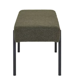 Wohnen Polsterbank in Dunkelgrün Boucle - Barahona