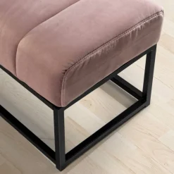 Wohnen Polsterbank in Rosa und Schwarz - Pirna