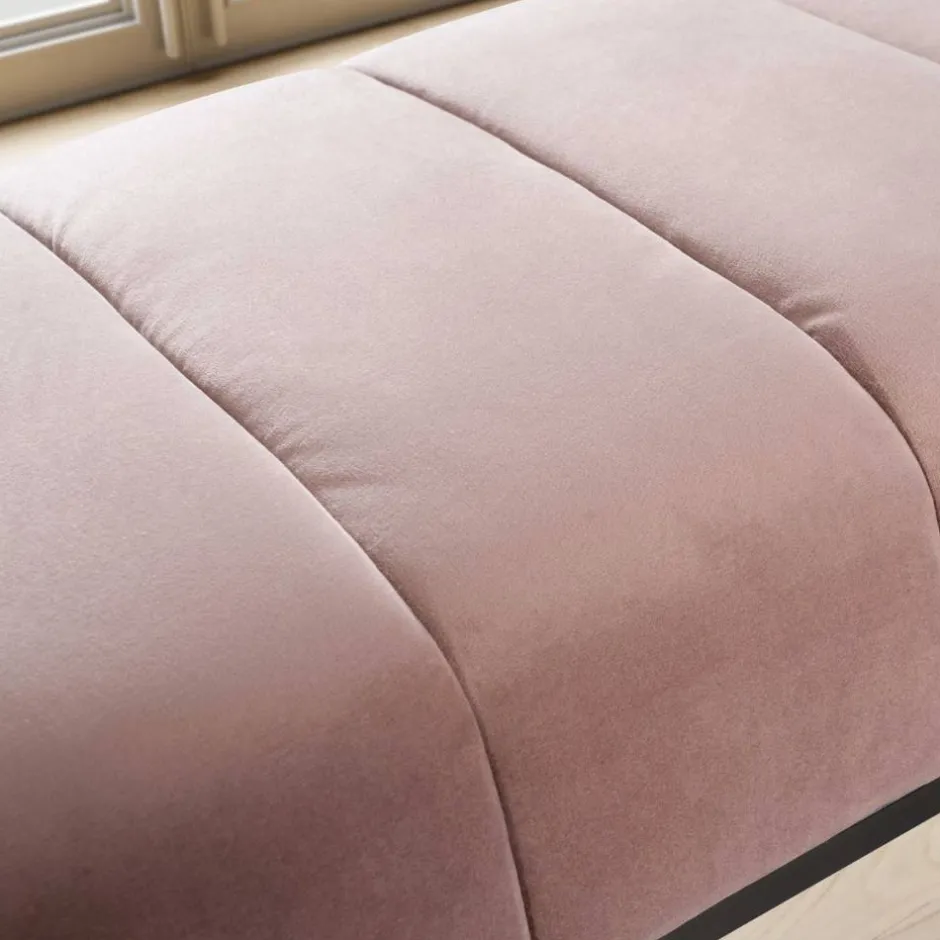 Wohnen Polsterbank in Rosa und Schwarz - Pirna