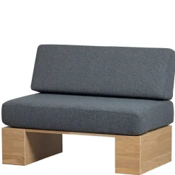 Polsterbank mit Rückenlehne in Grau - Ciannas^Wohnen Online