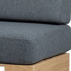 Polsterbank mit Rückenlehne in Grau - Ciannas^Wohnen Online