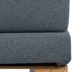 Polsterbank mit Rückenlehne in Grau - Ciannas^Wohnen Online