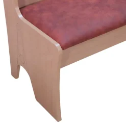 Wohnen Polsterbank mit Truhe 120cm Loisan in Cognac Vintage