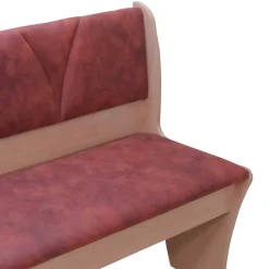 Wohnen Polsterbank mit Truhe 120cm Loisan in Cognac Vintage