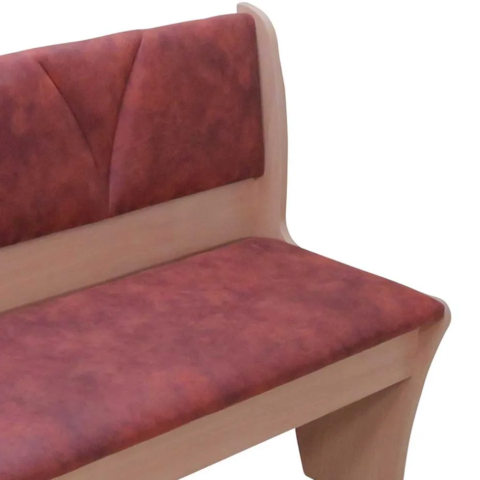 Wohnen Polsterbank mit Truhe 120cm Loisan in Cognac Vintage