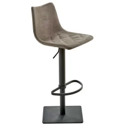 Wohnen Polster-Barstuhl in Schlamm & Schwarz - Ossika