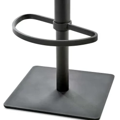 Wohnen Polster-Barstuhl in Schlamm & Schwarz - Ossika