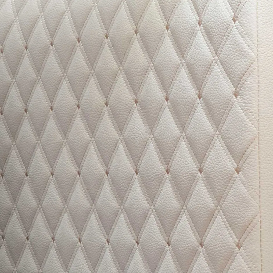 Wohnen Polsterbett mit Hänge-Nachttischen - Crascanu (dreiteilig)