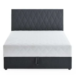 Wohnen Polsterbett mit Matratze H2 und Bettkasten - Marianne