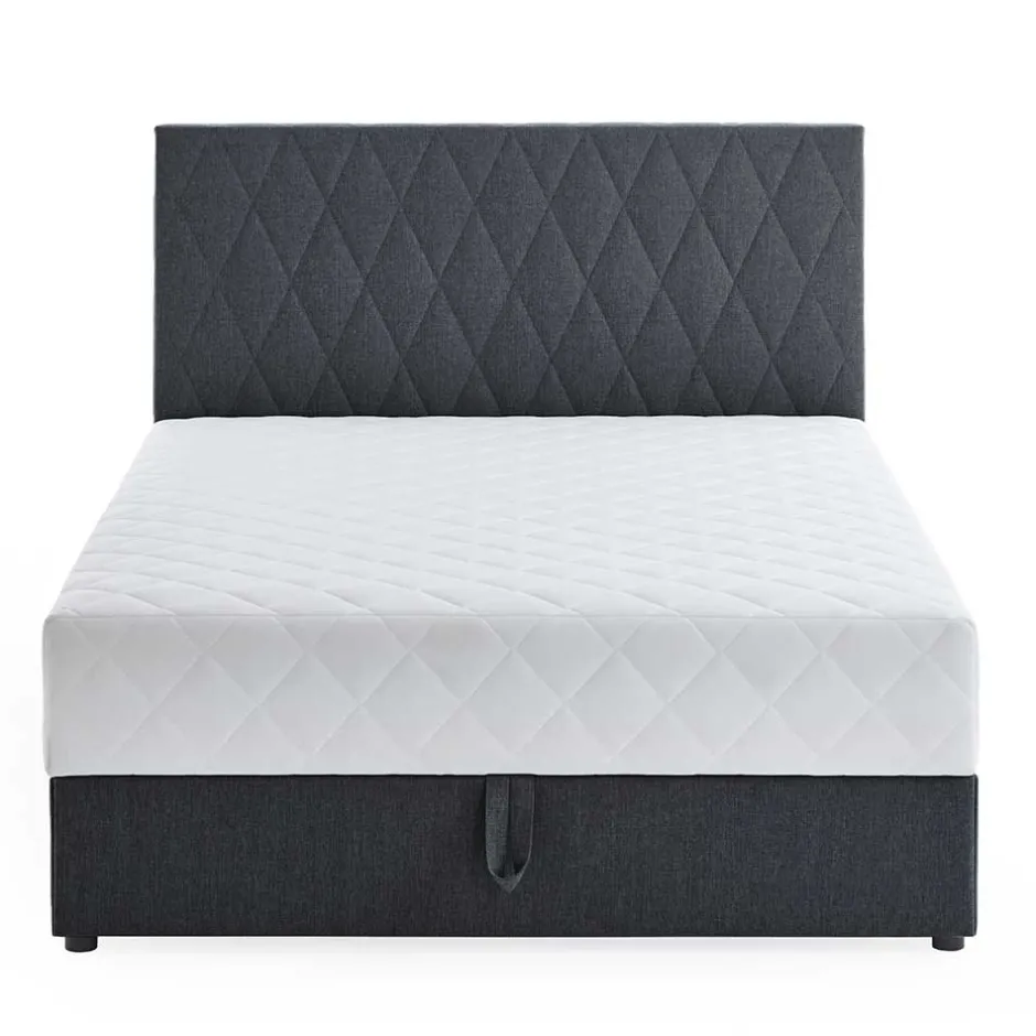 Wohnen Polsterbett mit Matratze H2 und Bettkasten - Marianne