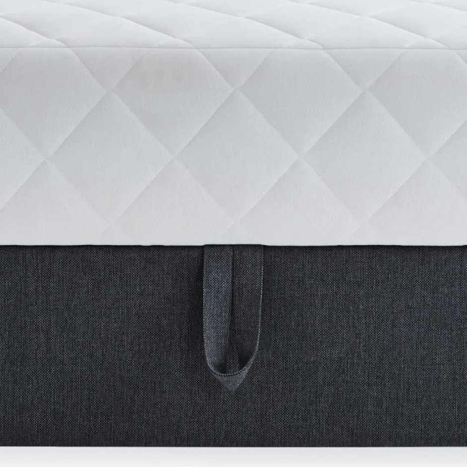 Wohnen Polsterbett mit Matratze H2 und Bettkasten - Marianne