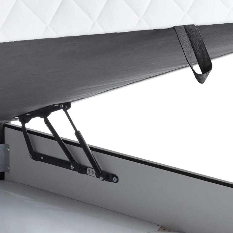 Wohnen Polsterbett mit Matratze H2 und Bettkasten - Marianne