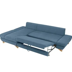 Wohnen Polsterecke Schlafsofa in Blau - Baonga