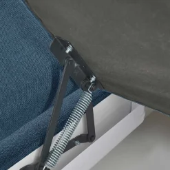 Wohnen Polsterecke Schlafsofa in Blau - Baonga