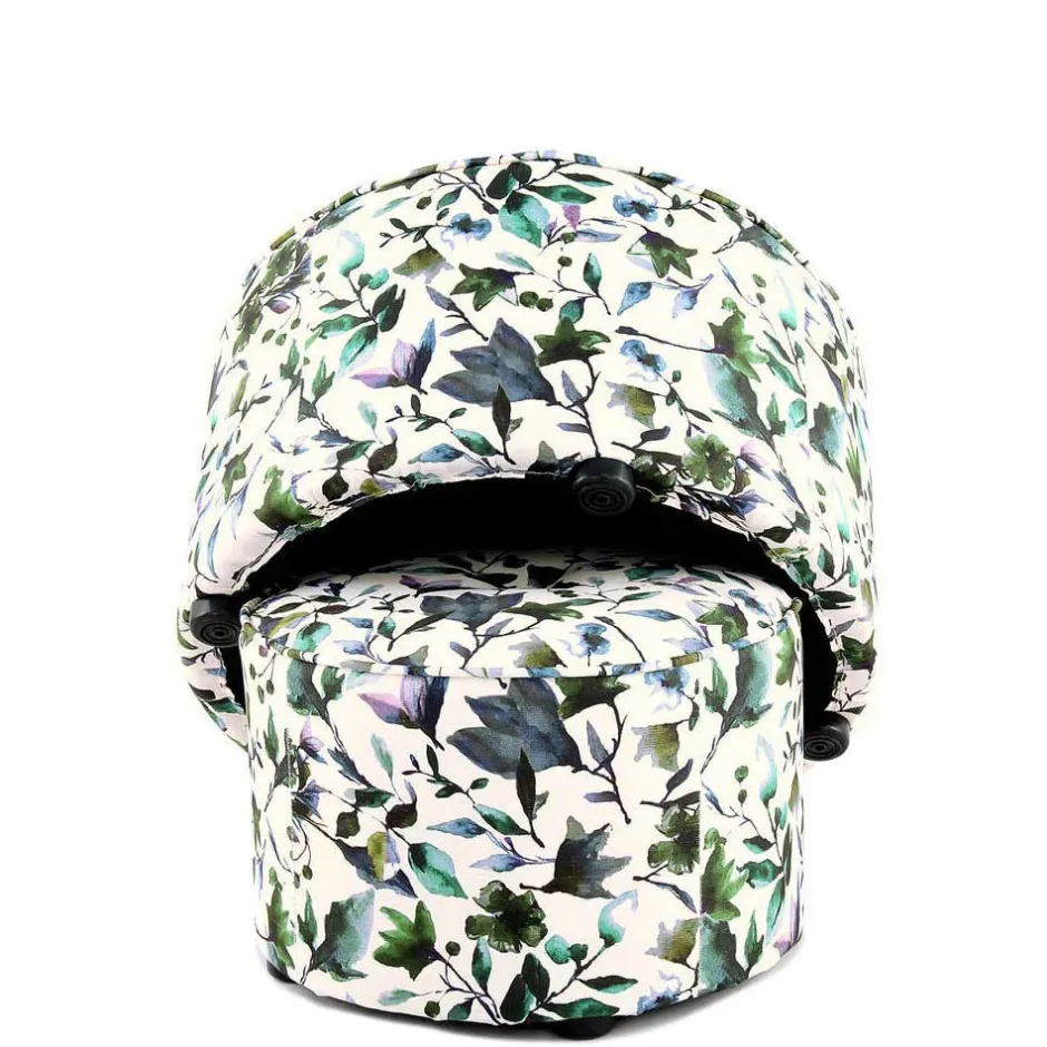 Polsterhocker Duo mit Blumen Muster - Tujago (zweiteilig)^Wohnen Outlet