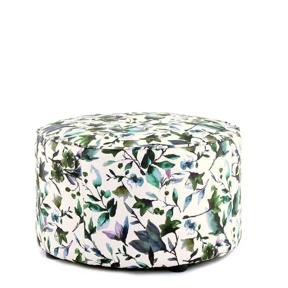 Polsterhocker Duo mit Blumen Muster - Tujago (zweiteilig)^Wohnen Outlet