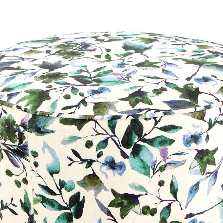 Polsterhocker Duo mit Blumen Muster - Tujago (zweiteilig)^Wohnen Outlet