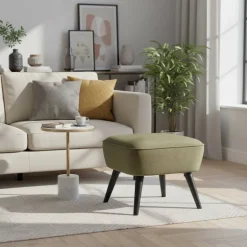 Polsterhocker Emilina in Dunkelgrün^Wohnen Discount