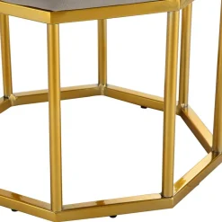 Polsterhocker in achteckiger Form - Lorossa^Wohnen New