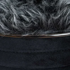 Wohnen Polsterhocker in Schwarz und Dunkelgrau - Galveston