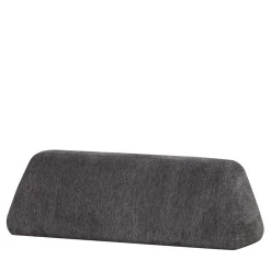 Polsterhocker mit verstellbarer Rückenlehne in Dunkelgrau - Atan^Wohnen Best