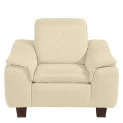 Polstersessel in Beige und Nussbaum Braun - Nando^Wohnen Discount