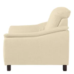 Polstersessel in Beige und Nussbaum Braun - Nando^Wohnen Discount