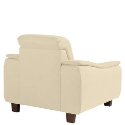 Polstersessel in Beige und Nussbaum Braun - Nando^Wohnen Discount
