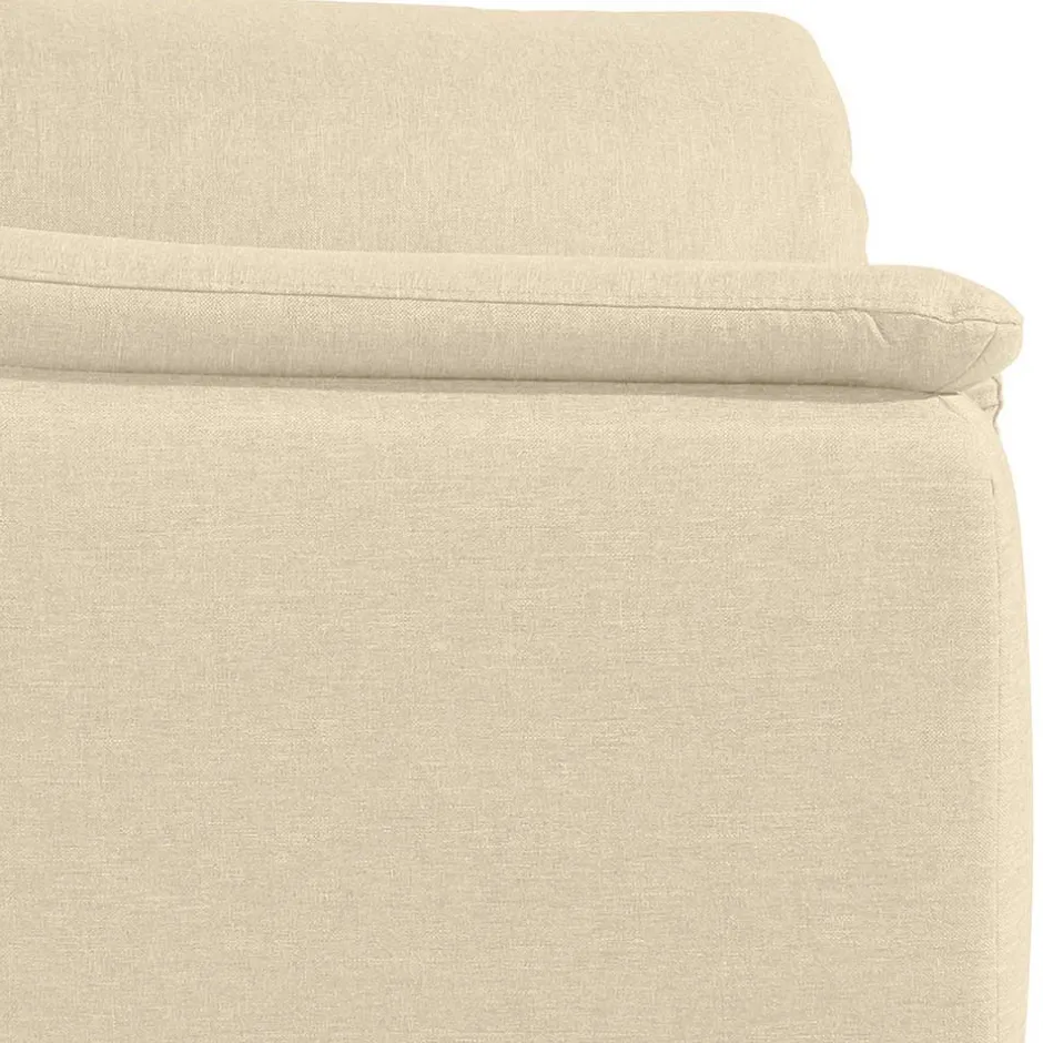 Polstersessel in Beige und Nussbaum Braun - Nando^Wohnen Discount