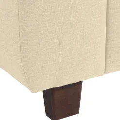 Polstersessel in Beige und Nussbaum Braun - Nando^Wohnen Discount