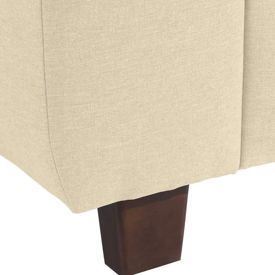 Polstersessel in Beige und Nussbaum Braun - Nando^Wohnen Discount