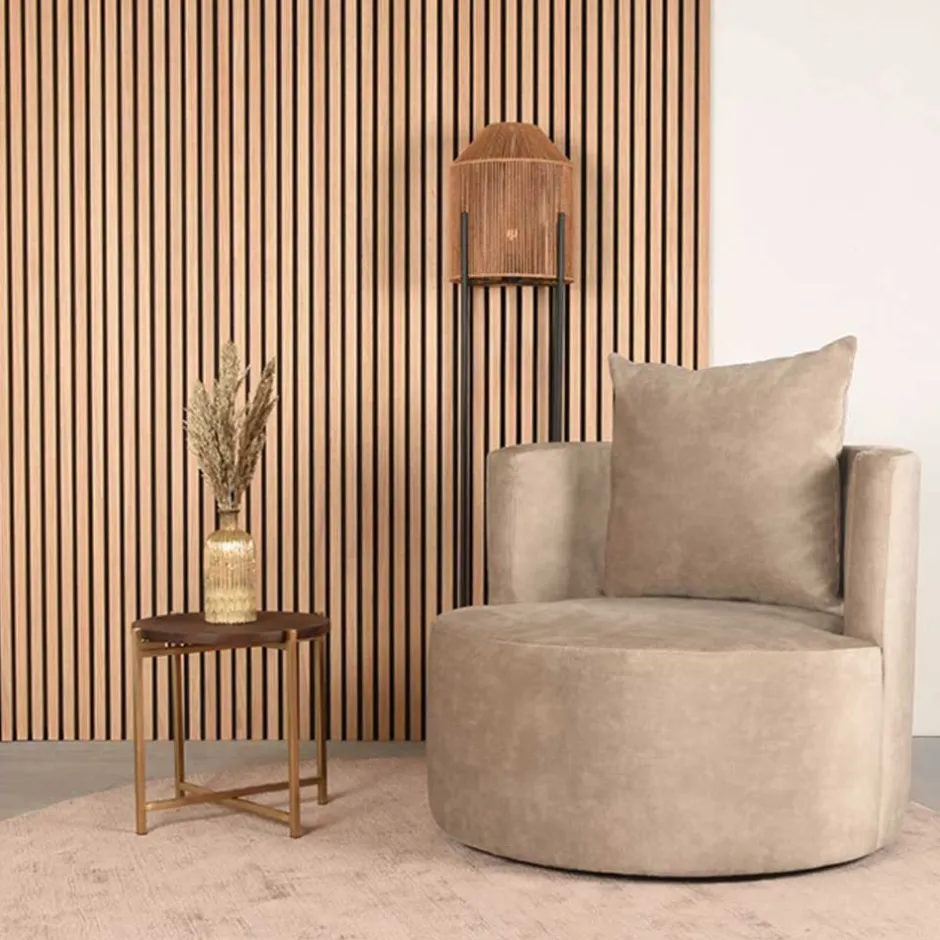 Polstersessel in Beige Velours - Sealand^Wohnen Online