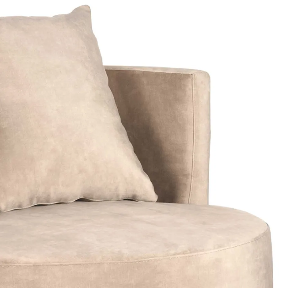 Polstersessel in Beige Velours - Sealand^Wohnen Online